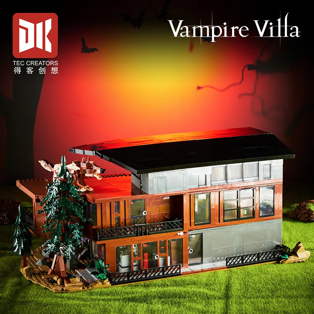 IN STOCK MOC Idea Construction Cullen House Building Blocks Model Hawke Villa Bricks Assembling Toys for Children Gift Set