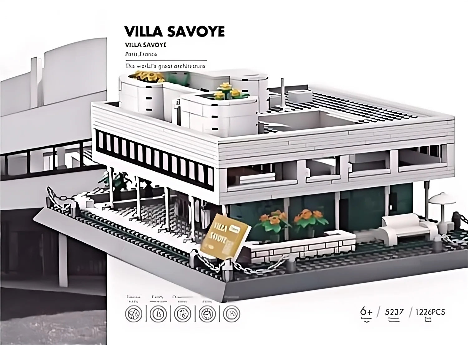 MOC World Famous Architecture Edifice Opera House Building Blocks Villa Savoye Bridge Tower Toy Children Birthday Christmas Gift - CADA BRICKS®