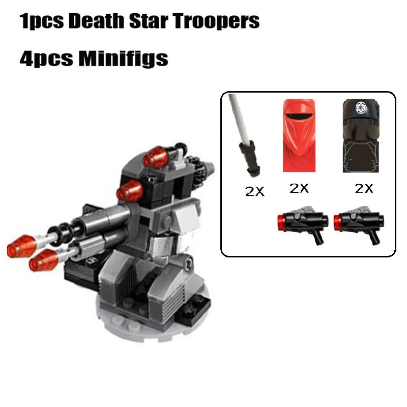 New Dropship Swamp Speeder Soldier Clone Walker Battles Army Packe Building Blocks Toys