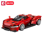 SEMBO Speed Sports Car Assemblage Building Blocks MOC Racing Vehicle, Technical Auto Models Car Construction Set Boys Toys Gifts