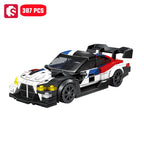 SEMBO Speed Sports Car Assemblage Building Blocks MOC Racing Vehicle, Technical Auto Models Car Construction Set Boys Toys Gifts