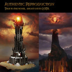 966PCS Black Tower Magic Book Building Blocks Dark Magic Castle Model Assembly Bricks With Lights Kid Toys Christmas Gifts - CADA BRICKS®