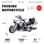 Gold Wing Touring  Motorcycle Technical Model Building Blocks MOC Racing car Motorbike Bricks Sets Toys For Kids Gifts 8110