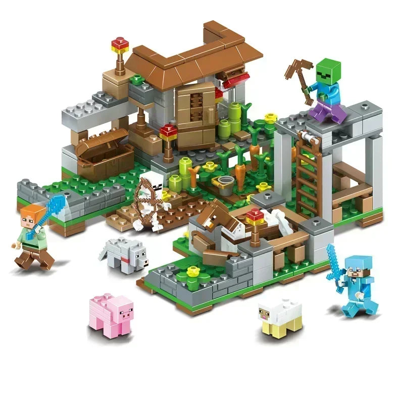 2025Architecture Village Combination Building Set Classic Building Model set bricks compatible with Minecraft Kids Kitgift toys - CADA BRICKS®