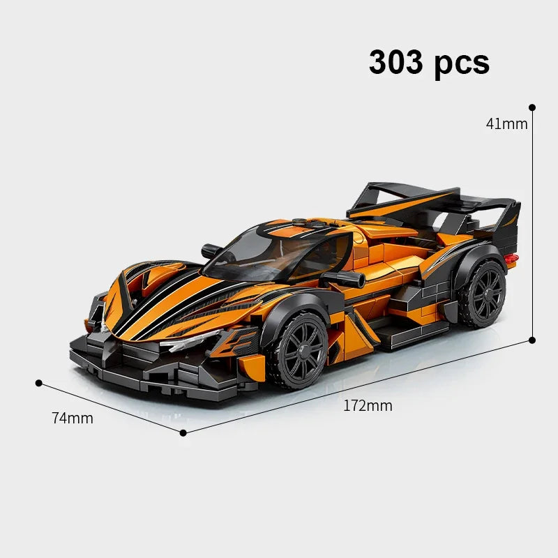 Moc Speed Champion Technical Car City Vehicle Racing Car Building Blocks Sports Car Garage Carro Rennau Voiture Creative Toys - CADA BRICKS®