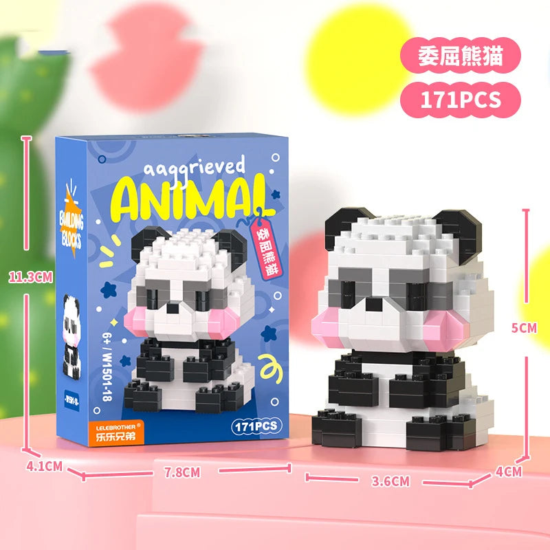 Adults Animals Micro Particle Building Blocks Toy for Children 6 to 12 Years Old Boy Birthday Gift Dog Cat Mini Bricks Girl Toys - CADA BRICKS®