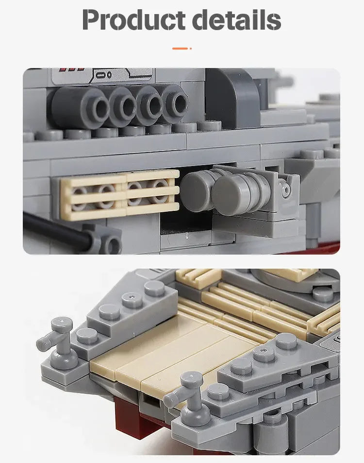 Navy War Chariot Ship Army Boat Plane Model Warships Building Blocks Compatible With Lego Construction Set for Boys Bricks Toys - CADA BRICKS®