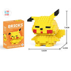 Disney LiLo Stitch Toys Building Blocks Pokeman Pikechu lega Anime Cartoon Character Model Building Blocks Toy for children Gift - CADA BRICKS®