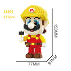 New Anime Mini Blocks Cute Cartoon Peach Luigi Building Bricks Toys for Children Present Bowser Valentine Girls Boy Juguetes - CADA BRICKS®