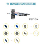 Classic Movie Babylon 5 Space Station Building Blocks DIY Model Educational Toys for Children Kids Gift