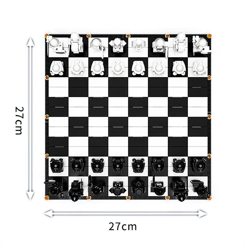 New Film Wizard Chess Magic Final Challenge Interactive Game Building Blocks MOC 76392 Knight Role Play Bricks Toys Kid Gifts - CADA BRICKS®