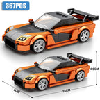 2024 New Speed Champion Sports Car Building Blocks City Technique Car MOC RX7 250GT Racing Vehicle Bricks Toys For Children Gift - CADA BRICKS®