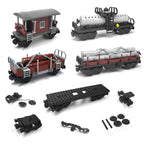 City train building blocks DIY modified accessories, creative MOC assembly track train carriage expansion set, base, wheel parts - CADA BRICKS®