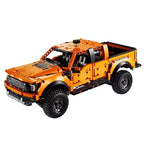 Creative Ford Raptors F-150 Truck Sports Car MOC 1379pcs Technical Racing Car Bricks Model Building Assemble Kit Adults Gift