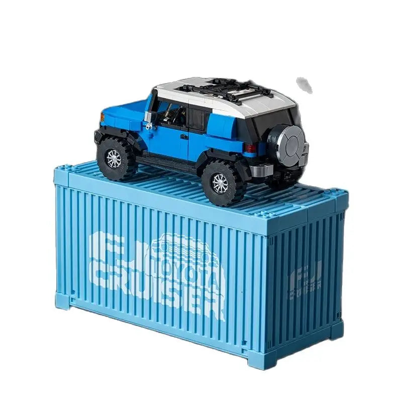 622PCS Toyota FJ40 Off Road Vehicle Building Blocks Retro Car Model Bricks Set With Display Box Desktop Ornaments Kids Toys Gift