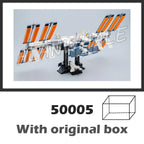864 stuks Ideeën Ruimte Internationaal Ruimtestation ISS Shuttle Vracht Ruimtevaartuigen 50005 Bouwstenen Speelgoed Compatibel met Model