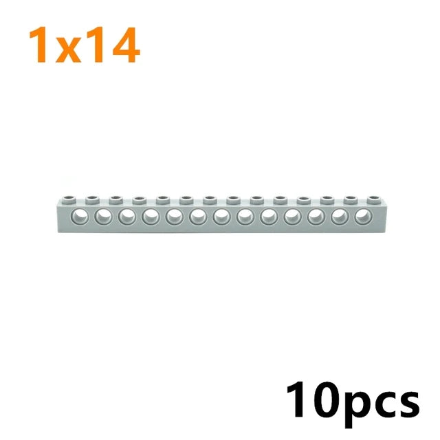 Technical Building Block MOC Combination Studded Long Beam with Hole Thick Bricks Compatible 3703 32018 3895 2730 3894 3701 3700 - CADA BRICKS®