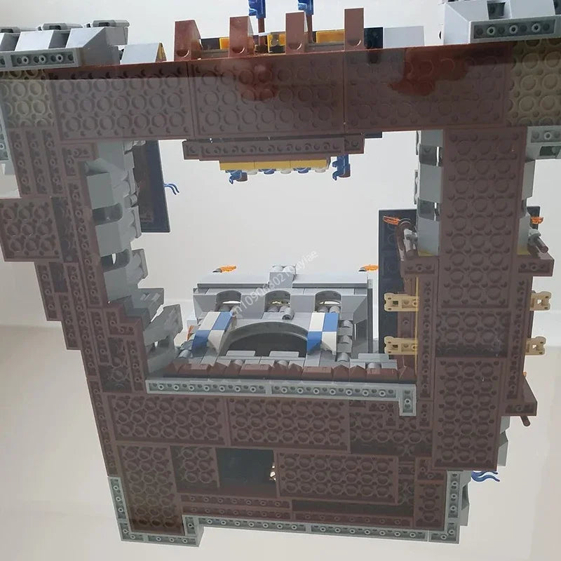 3026 pièces Blocs de Construction Modèle de Forteresse Château Médiéval Assemblage Adapté pour Enfants Cadeau d'Anniversaire Set Moc-31120