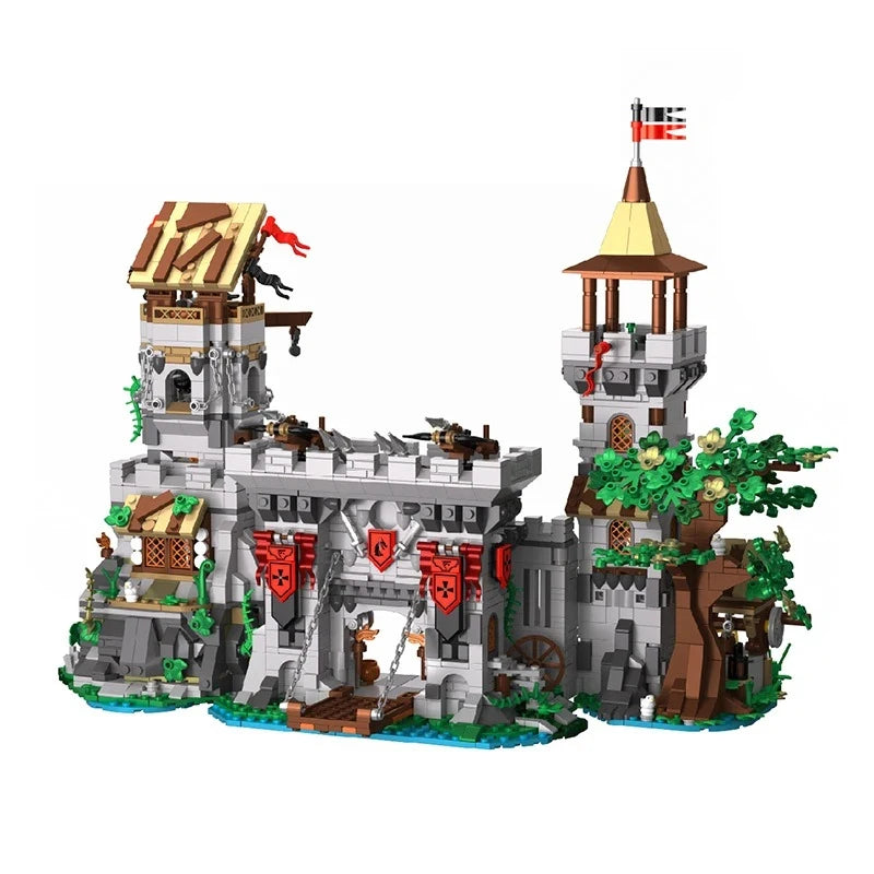 Holy Spirit Knight’s Fortress building blocks Architecture MOC Medieval Castle Model Bricks puzzle toys for adult holiday gift