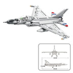 1427PCS Fighting Falcon F-16 Fighter Building Block USA Military Plane Model Bricks Desktop Decoration Toys Kids Holiday Gifts