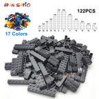 122pcs Thick Figures Bricks 12 Size DIY Building Blocks Educational Creative Size Compatible With 3001 Plastic Toys for Children - CADA BRICKS®