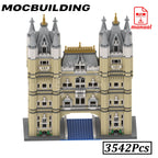 Tower Bridge Palace Modell Bygate Utsikt MOC Byggeklosser Murstein Display Konstruksjon Kreative Leker Gave