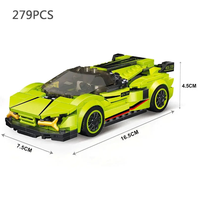 Speed Champions Series Racing Sports Vehiclea Technique Car Supercar Building Blocks Set Bricks Classic MOC Model Toys For Kids - CADA BRICKS®