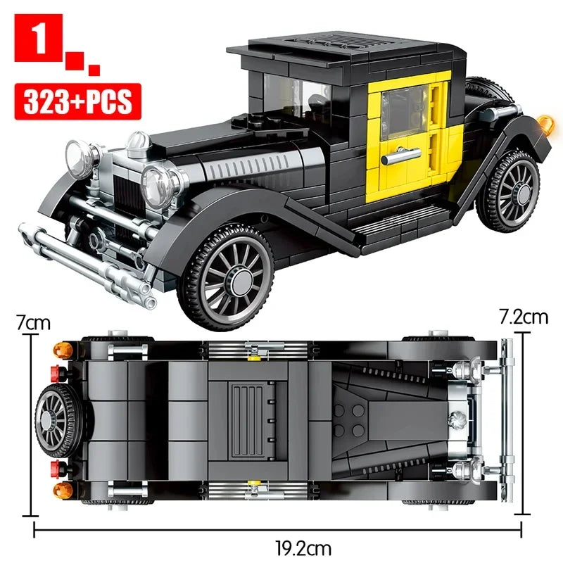 Car Series Building Blocks Model Sets Sports Racing Speed Champion DIY Educational Bricks Toys Boys Kids Adult Christmas Gifts