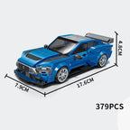 Moc Speed Champion Technical Car City Vehicle Racing Car Building Blocks Sports Car Garage Carro Rennau Voiture Creative Toys - CADA BRICKS®