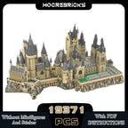 MOC Classic Medieval Castle Architecture Fortress Street View Building Block Model Assembly Originality Bricks Puzzle Toys Gifts