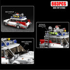 MOULD KING Technology car model building blocks MOC mini ghost movie car assembly Toys for Adults Kids Gifts 10021S