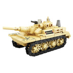 World War 2 WW2 Army Military Soldiers SAWT Soldiers The King Tiger Heavy Tank DIY Model Building Blocks Bricks Children'S Toys - CADA BRICKS®