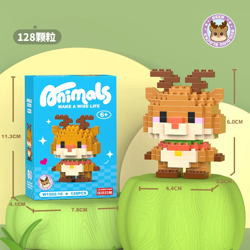 Cat Micro Diamond Small Particles Assembled Building Blocks Animals Mini Brock Building Construction Toys for Kids Boys  9 to 12 - CADA BRICKS®