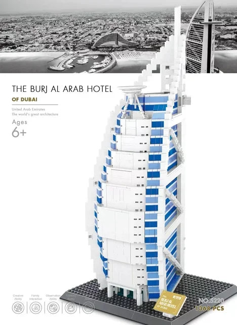 MOC World Famous Architecture Edifice Opera House Building Blocks Villa Savoye Bridge Tower Toy Children Birthday Christmas Gift - CADA BRICKS®