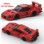 Moc Speed Champion Technical Car City Vehicle Racing Car Building Blocks Sports Car Garage Carro Rennau Voiture Creative Toys - CADA BRICKS®