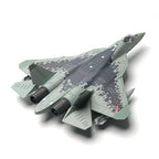 Modern Russian Air Force Sukhoi Su-57 Su-35 Military Fighter Model Assemble Copter Airplane Puzzle Building Block Assembly Toy