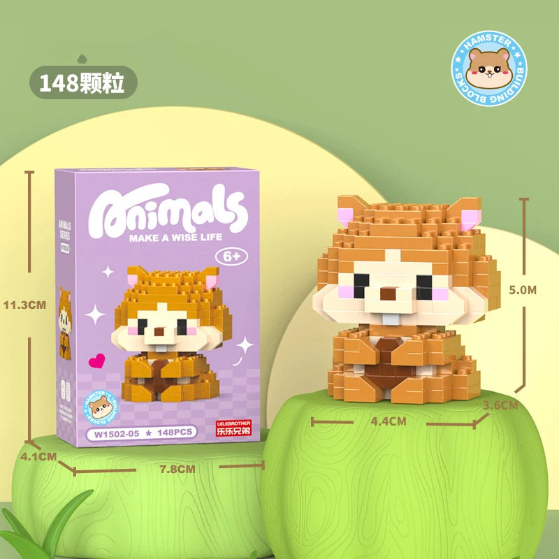 Cat Micro Diamond Small Particles Assembled Building Blocks Animals Mini Brock Building Construction Toys for Kids Boys  9 to 12 - CADA BRICKS®