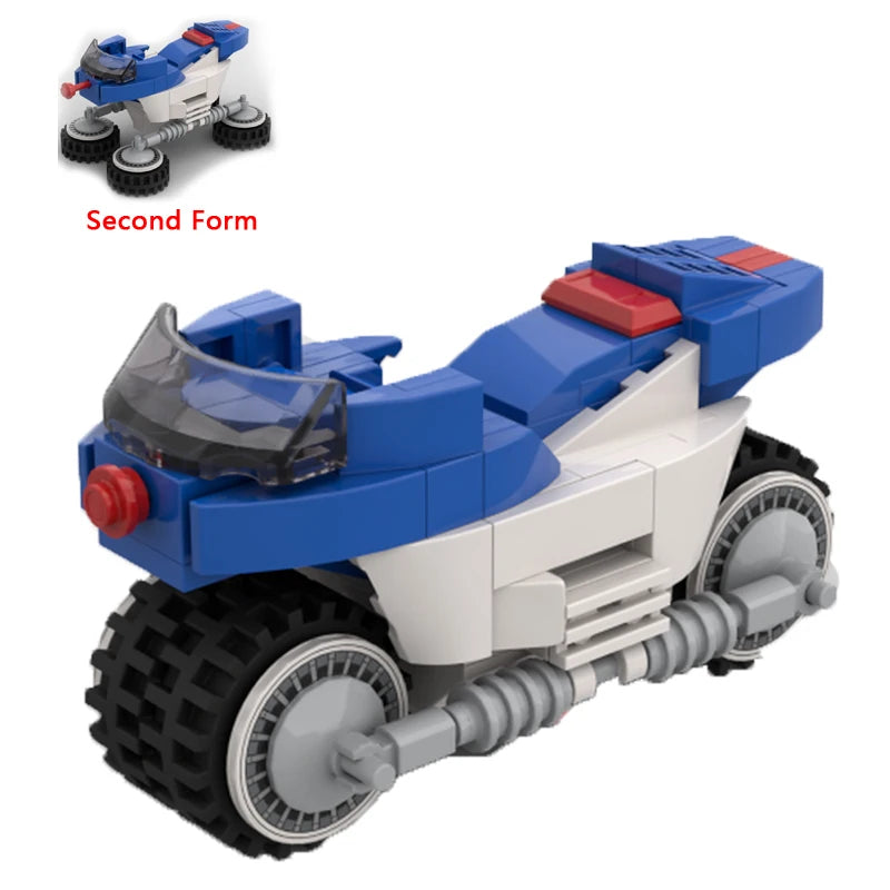 Popular Anime Car Model MOC Building Bricks Masked Special Vehicle Modular Technology Gifts Holiday Children Assemble Toy Suit - CADA BRICKS®