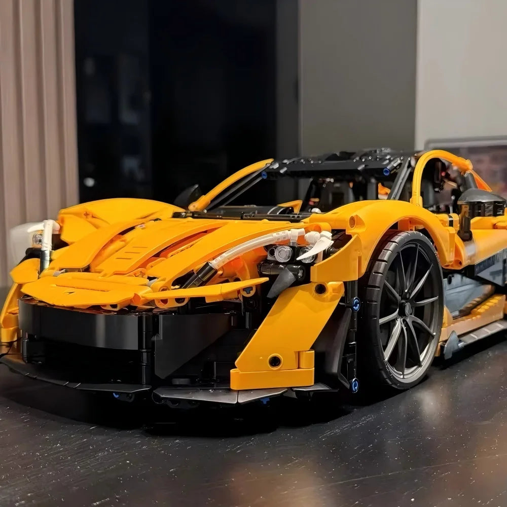 3800PCS Supercar Building Kit Collector's Sports Car Model with Opening Doors Engine for Adults Advanced Engineering Display Set