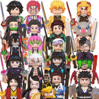 WM blocks 6116 6137 6138 Demon Slayer Tanjirou Nezuko Inosuke Zenitsu Giyuu Rengoku Uzui Tengen anime bricks building blocks