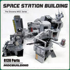 Space Battle Station MOC Building Blocks Movie Diorama Base Architecture Technology Bricks Collection Model Toys Xmas Gifts