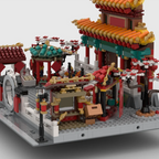 1932pcs MOC Chinese New Year Series Temple Modular Classic Architecture DIY Model Building Blocks Birthday Toys Gift