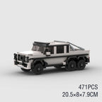 City Truck Vehicle Pickup Heavy Cargo Transport Model Building Blocks Machinery Shop Van Creative Carriage Harvester Car Kid Toy - CADA BRICKS®