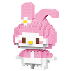 Disney Stitch Mickey Anime Anime Blocks Kuromi My Melody Diseney Cinnamoroll Mouse Building Blocks Doll Toy Kids Birthday Gift - CADA BRICKS®