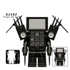 New KDL SWAT Skibidi Toilet Man Figures Anime Block Toys TvMan Titan Cameraman Speakerman Bricks Model Toy For Kid Birthday Gift - CADA BRICKS®