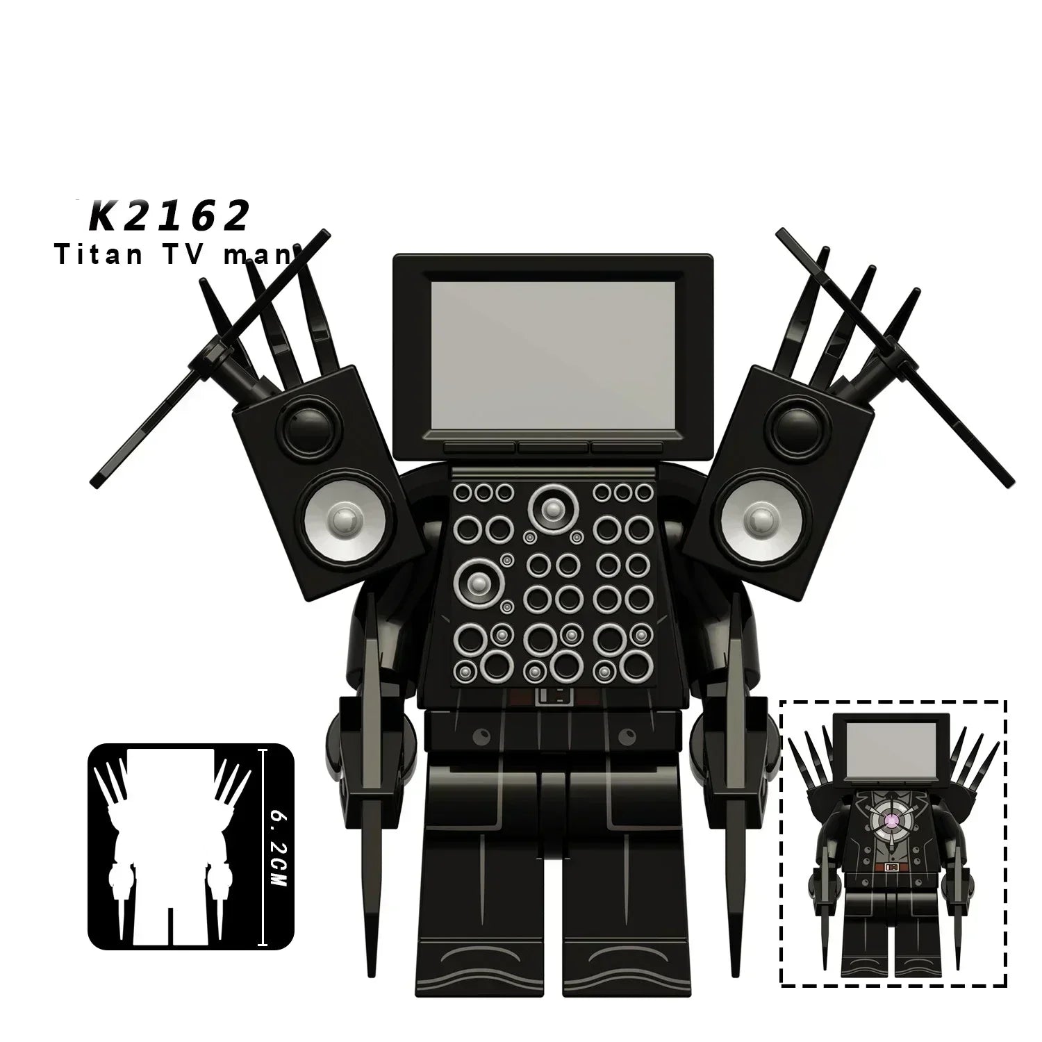 New KDL SWAT Skibidi Toilet Man Figures Anime Block Toys TvMan Titan Cameraman Speakerman Bricks Model Toy For Kid Birthday Gift - CADA BRICKS®