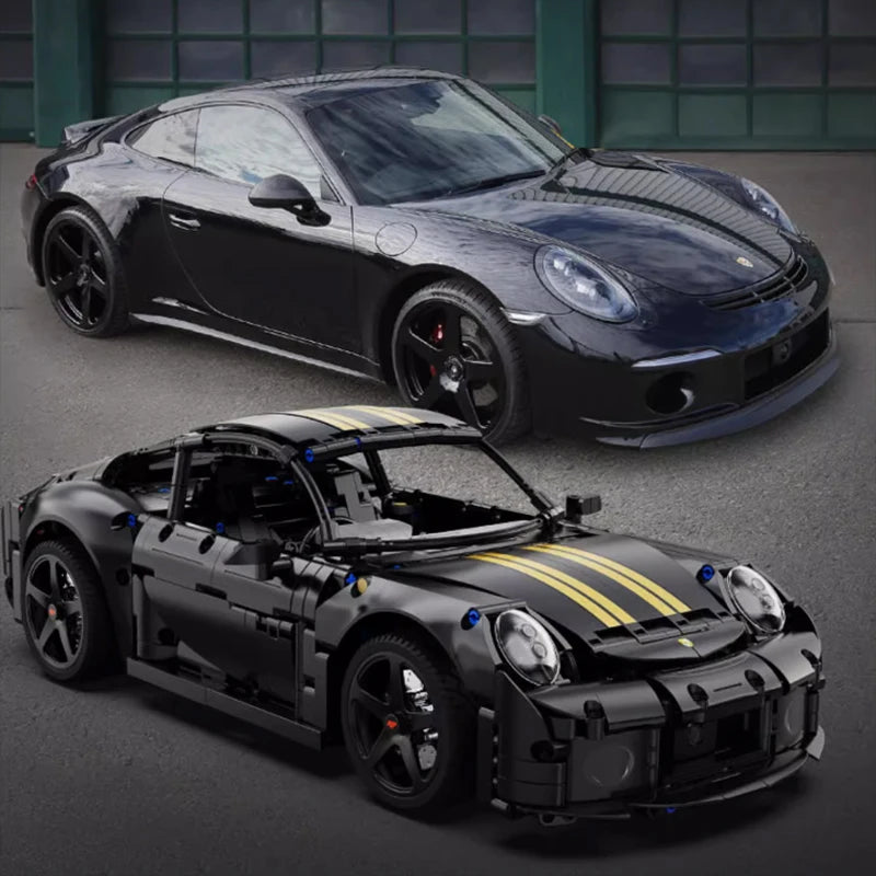 Cada 1655Pcs 1:10 New 2024 RC Classic Germany 2019 Sports Car LED Building Blocks City Remote Control Racing Car Bricks Toys Boy - CADA BRICKS®