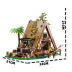 1486pcs Forest Tree House Micro Building Block Model Set Architecture With LED Light Set Children Friend Kids Birthday Toys Gift - CADA BRICKS®