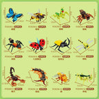 Moc Insect Animal Model Bee Ant Butterfly Cricket Grasshopper Set Building Blocks Diy Children Puzzle Assemble Toys Boy Kid Gift - CADA BRICKS®