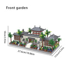 Suzhou garden three in one ancient style architecture adult high difficulty huge assembly block set children's toy birthday gift